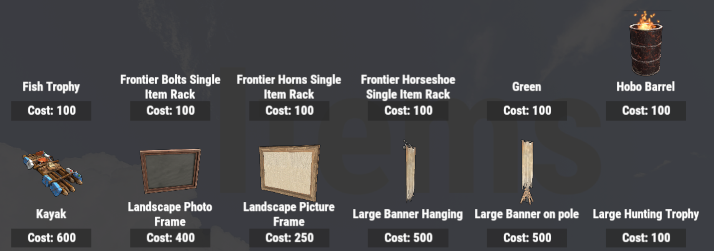 uMod Wrong/Missing/Weird Pictures for items Server Rewards Community