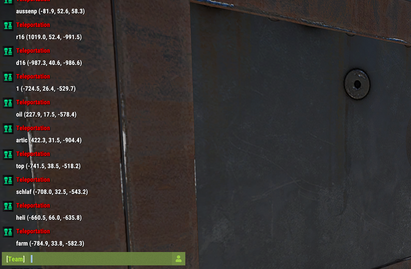 Chat Picture after /home list