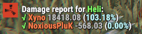 Negative damage screenshot
