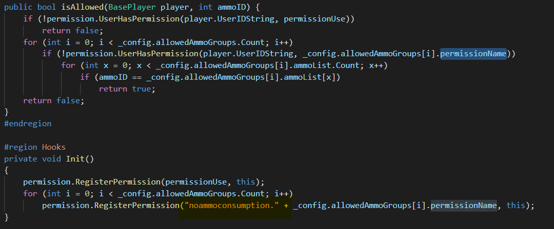 permissions