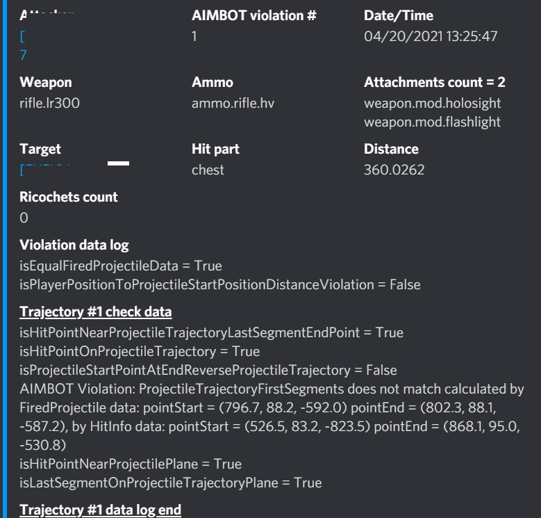 Arkan discord message