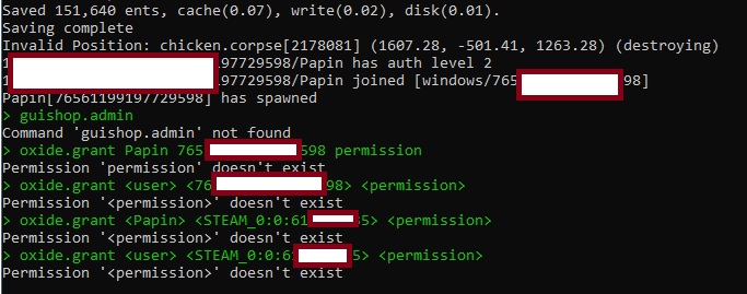 Problem Permission dosnt exist